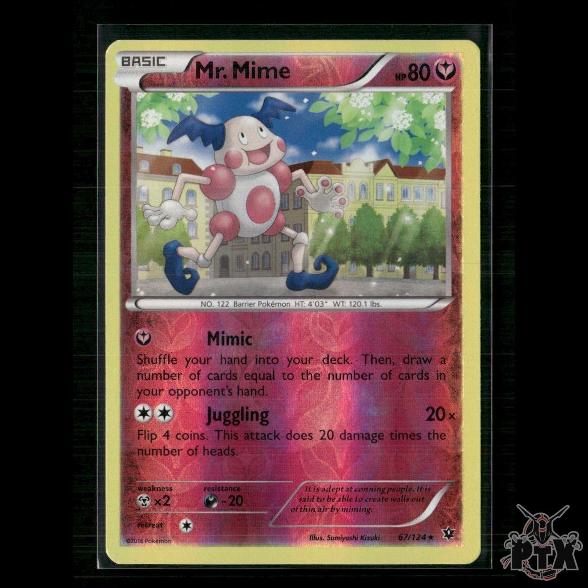 Mr. Mime 67/124 XY - Fates Collide NM Pokemon