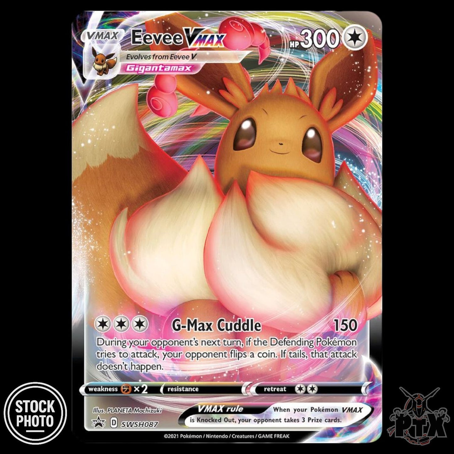 Eevee VMAX #SWSH087 Sword & Shiel Promo NM/Near Mint Pokemon 2021