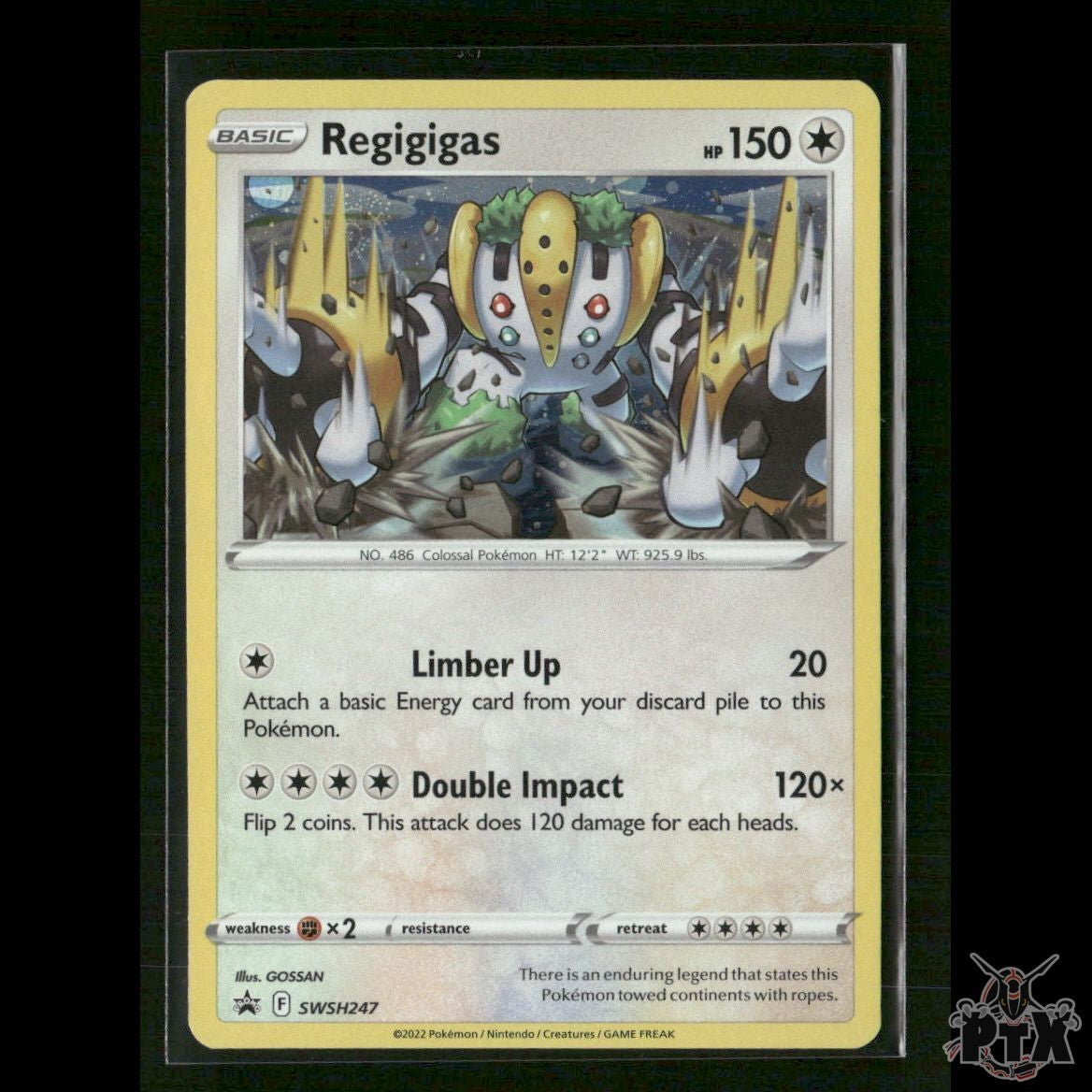 Regigigas (Cosmos Holo) SWSH247 SWSH: Sword & Shield Promo Cards NM Pokemon
