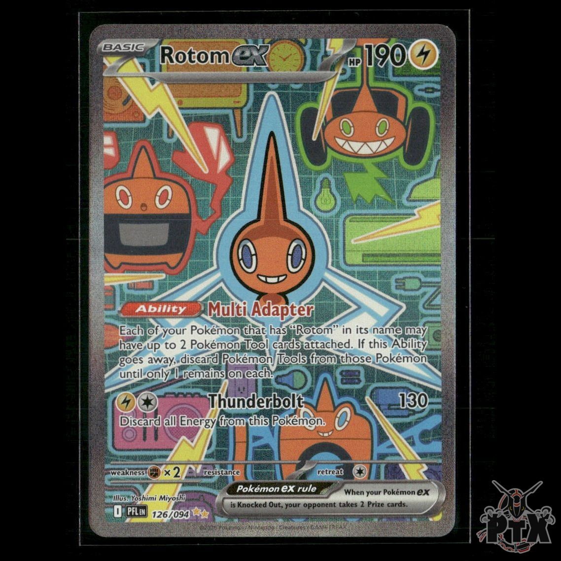 Rotom ex 126/094 ME02: Phantasmal Flames NM Pokemon