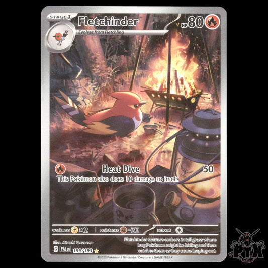 Fletchinder #199/193 Paldea Evolved NM/Near Mint Pokemon 2023
