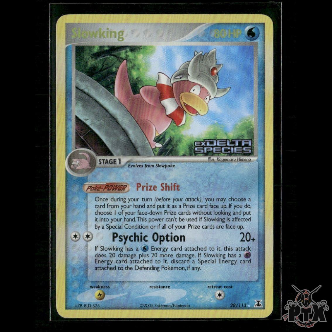 Slowking Reverse Holo 28/113 EX Delta Species MP Pokemon
