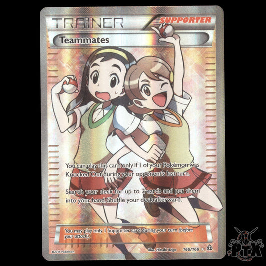 Teammates #160/160 Primal Clash LP/Lightly Played  Pokemon 2015