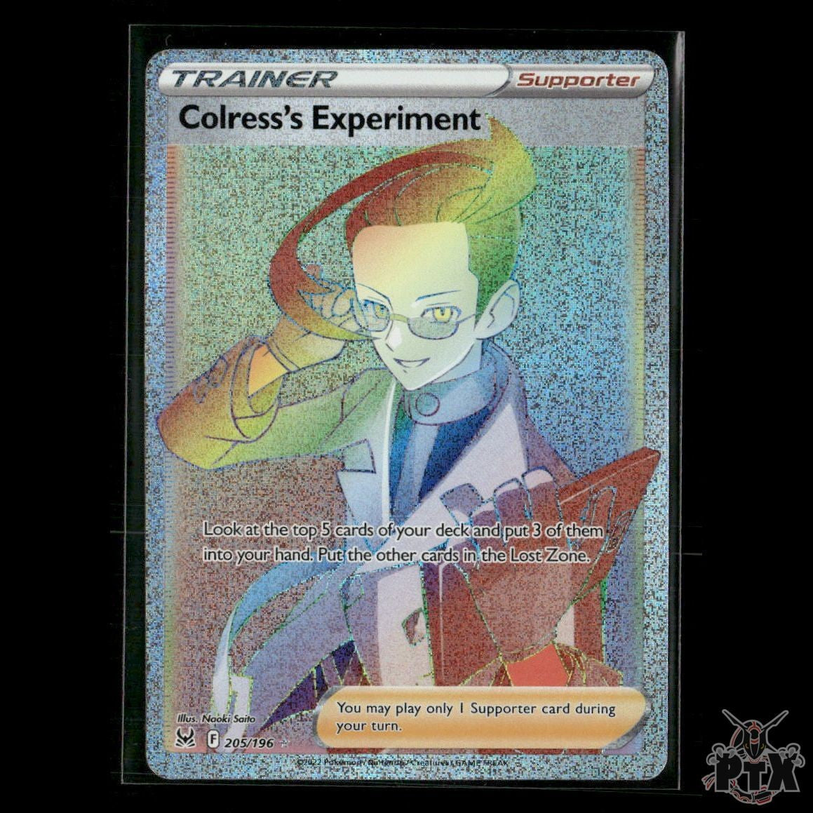 Colress's Experiment (Secret) 205/196 SWSH11: Lost Origin NM Pokemon