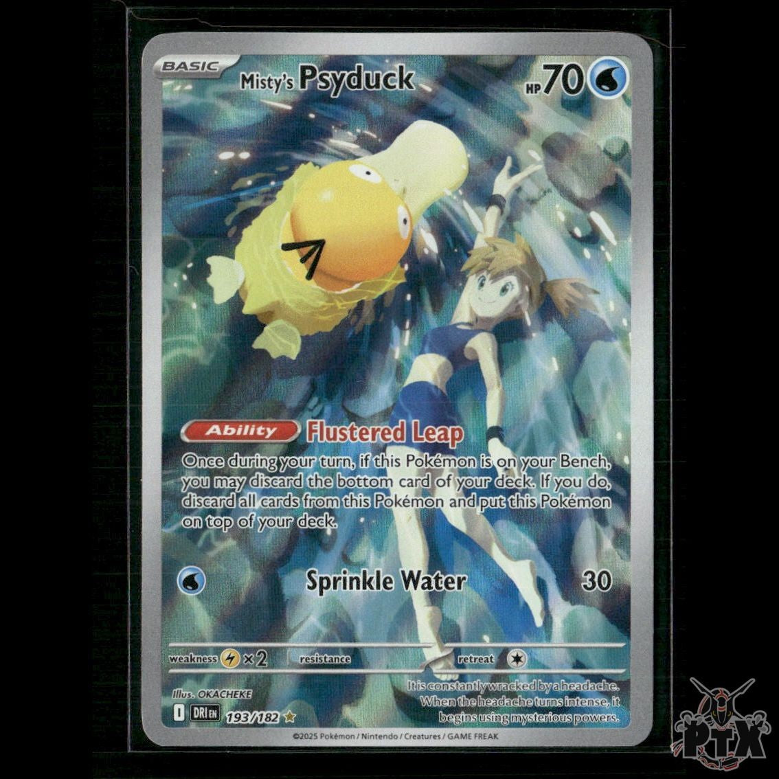 Misty's Psyduck 193/182 SV10: Destined Rivals NM Pokemon