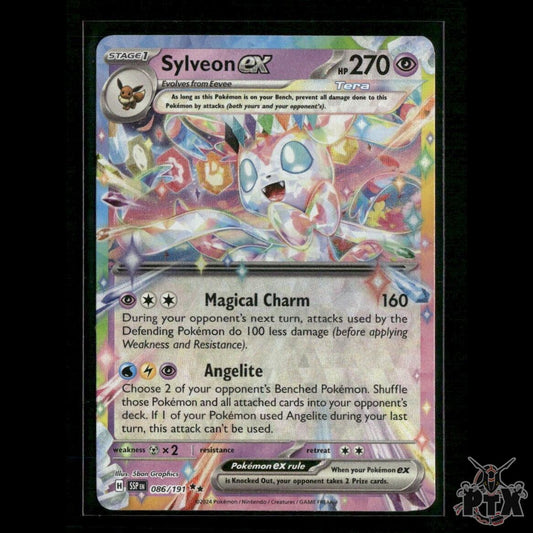 Sylveon ex 086/191 SV08: Surging Sparks NM Pokemon