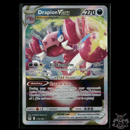 Drapion VSTAR 119/196 SWSH11: Lost Origin NM Pokemon