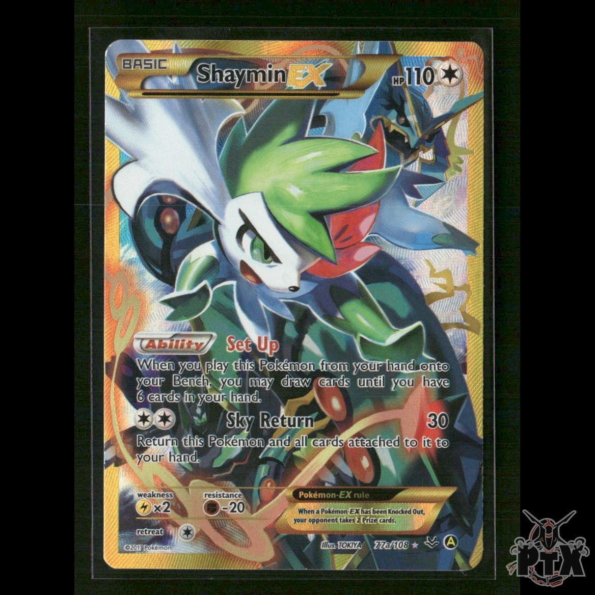 Shaymin EX 77a/108 Alternate Art Promos NM Pokemon