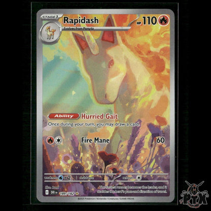 Rapidash 189/182 SV10: Destined Rivals NM Pokemon