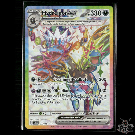 Hydreigon ex 223/191 SV08: Surging Sparks NM Pokemon