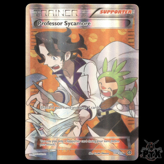 Professor Sycamore #114/114 Steam Siege NM/Near Mint Pokemon 2016