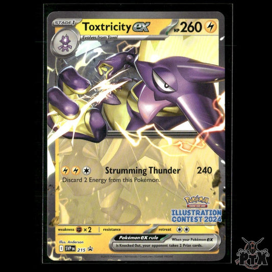 Toxtricity ex (Illustration Contest 2024) 215 Scarlet & Violet Promo NM Pokemon