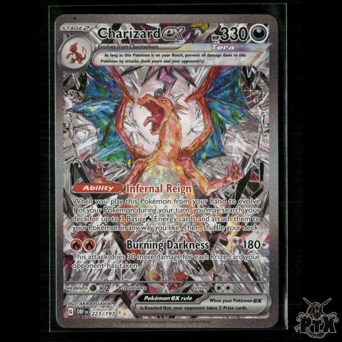 Charizard ex 223/197 SV03: Obsidian Flames NM Pokemon