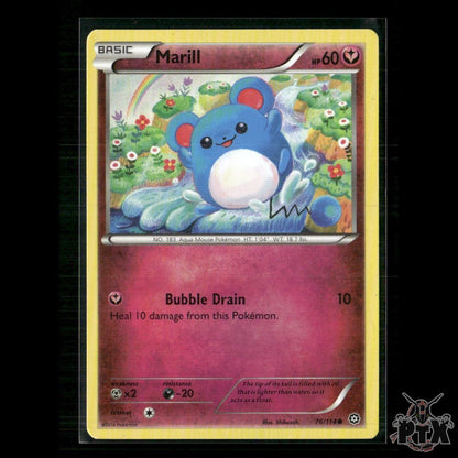 Marill 76/114 XY - Steam Siege NM Pokemon