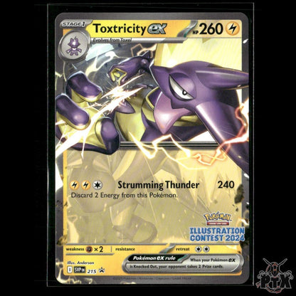Toxtricity (Illustration Contest 2024) 215 SV: Scarlet & Violet Card NM Pokemon