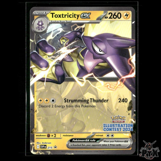 Toxtricity (Illustration Contest 2024) 215 SV: Scarlet & Violet Card NM Pokemon