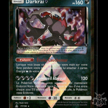 Darkrai Prism Star 77/156 SM - Ultra Prism NM Pokemon