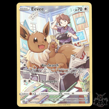 Eevee #TG11/TG30 Brilliant Stars NM/Near Mint Pokemon 2022