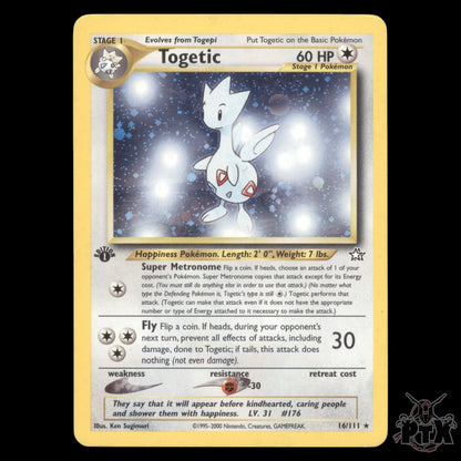 Togetic Holo #16/111 1st Edition Neo Genesis MP/Moderatly Played Pokemon 2000