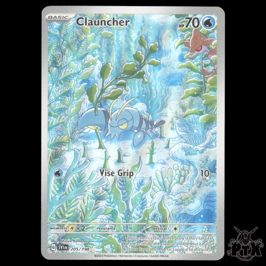 Clauncher #205/198 Scarlet & Violet Base NM/Near Mint Pokemon 2023