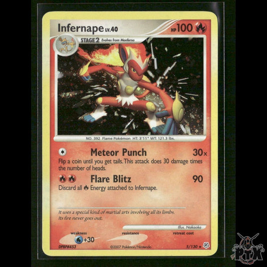 Infernape Holo 5/130 Diamond and Pearl NM/LP Pokemon