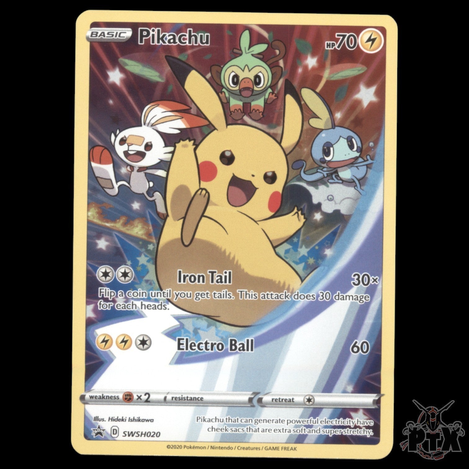 Pikachu #SWSH020 Sword & Shield Promo NM/Near Mint Pokemon 2020