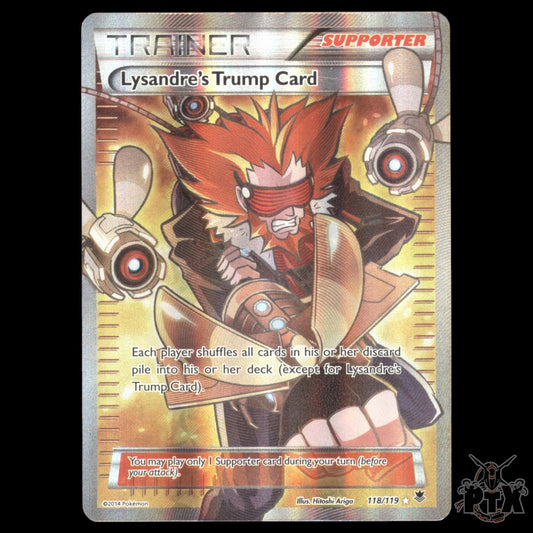 Lysandre's Trump Card #118/119 Phantom Forces MP/Moderatly Played Pokemon 2014