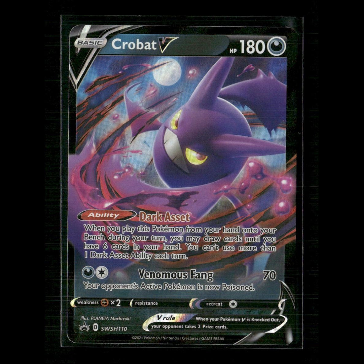 Crobat V SWSH110 SWSH: Sword & Shield Promo Cards NM Pokemon