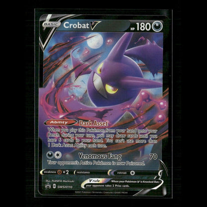 Crobat V SWSH110 SWSH: Sword & Shield Promo Cards NM Pokemon