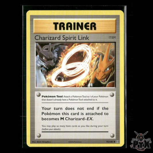 Charizard Spirit Link 75/108 XY - Evolutions LP Pokemon
