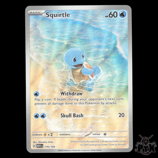 Squirtle #170/165 MEW 151 NM/Near Mint Pokemon 2023