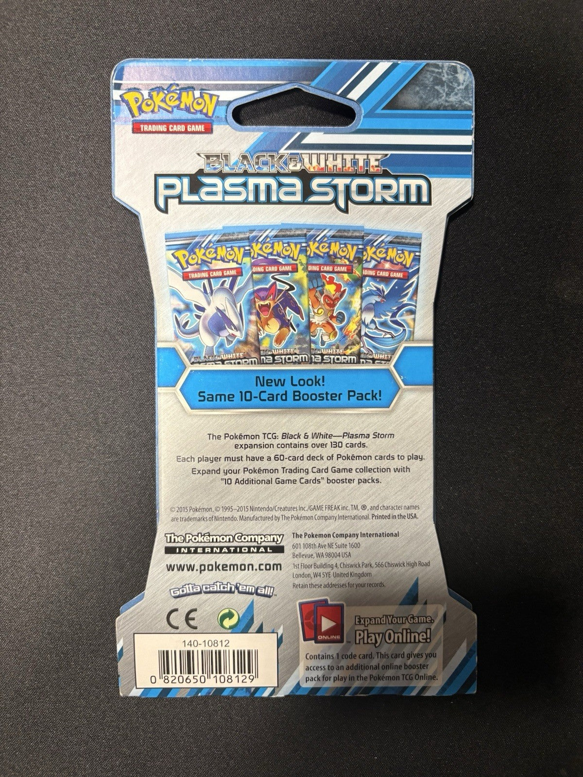 Plasma Storm Sleeved Booster Liepard Art Factory Sealed Pokemon