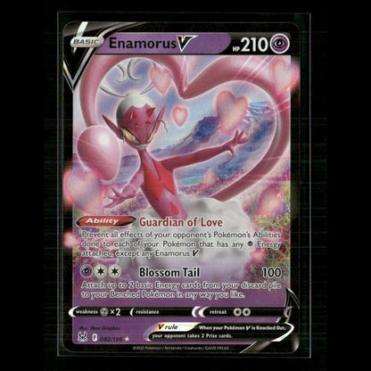 Enamorus V 082/196 SWSH11: Lost Origin NM Pokemon