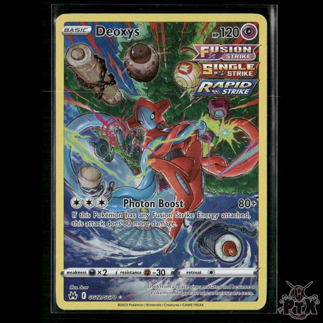 Deoxys GG12/GG70 SWSH: Crown Zenith: Galarian Gallery NM Pokemon