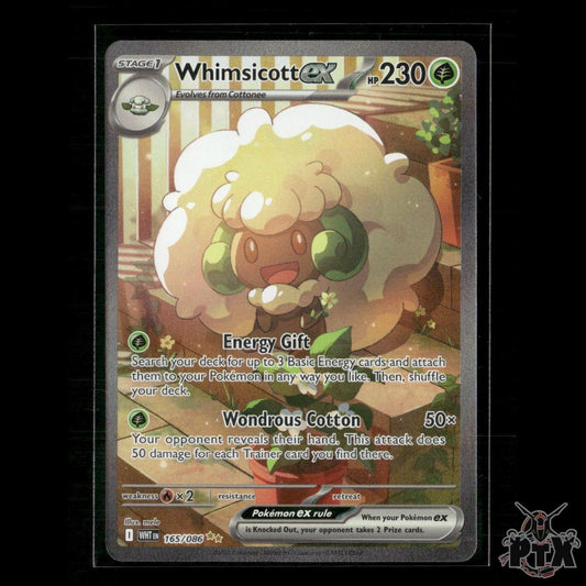 Whimsicott ex 165/086 SV: White Flare NM Pokemon