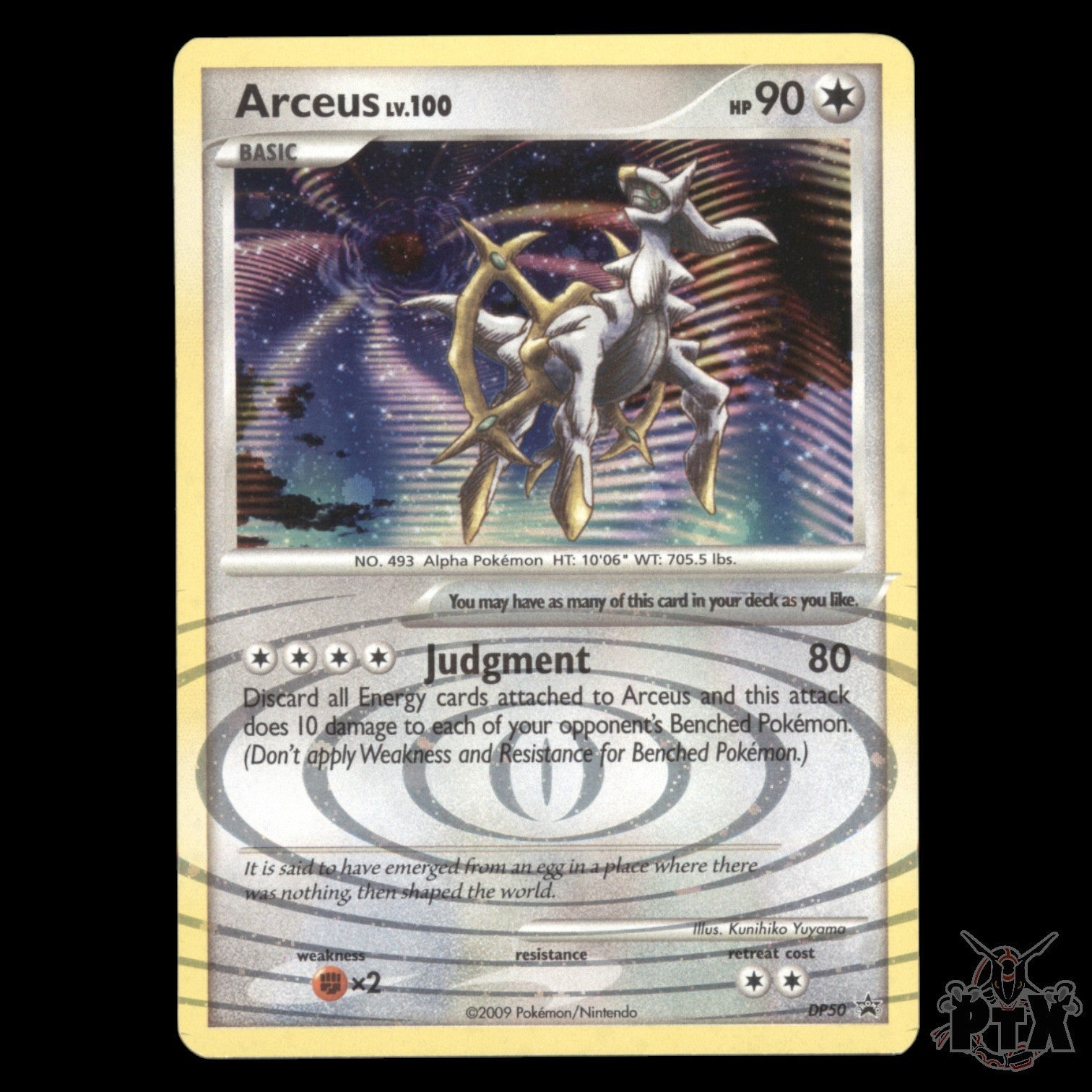 Arceus LV.100 #DP50 Diamond & Pearl Promo NM/Near Mint Pokemon 2009