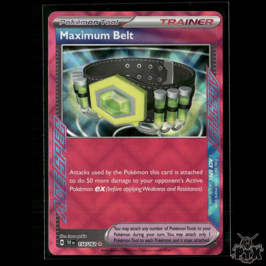 Maximum Belt 154/162 SV05: Temporal Forces NM Pokemon 2024