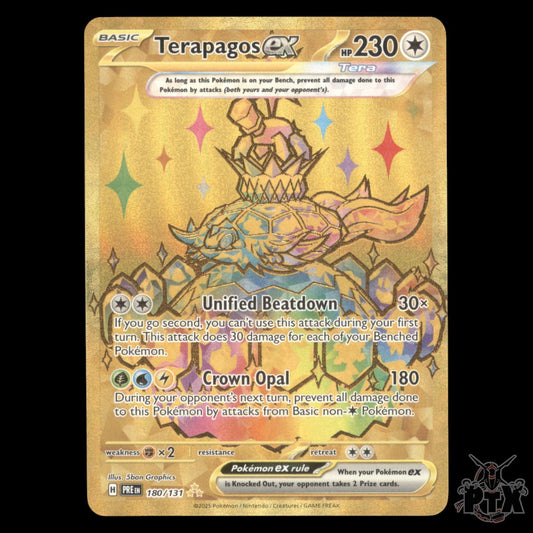 Terapagos ex #180/131 Prismatic Evolutions NM/Near Mint Pokemon 2025
