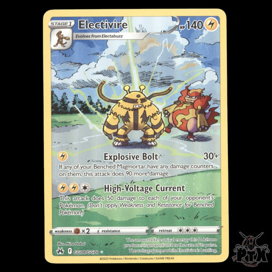 Electivire #GG08/GG70 Crown Zenith NM/Near Mint Pokemon 2023