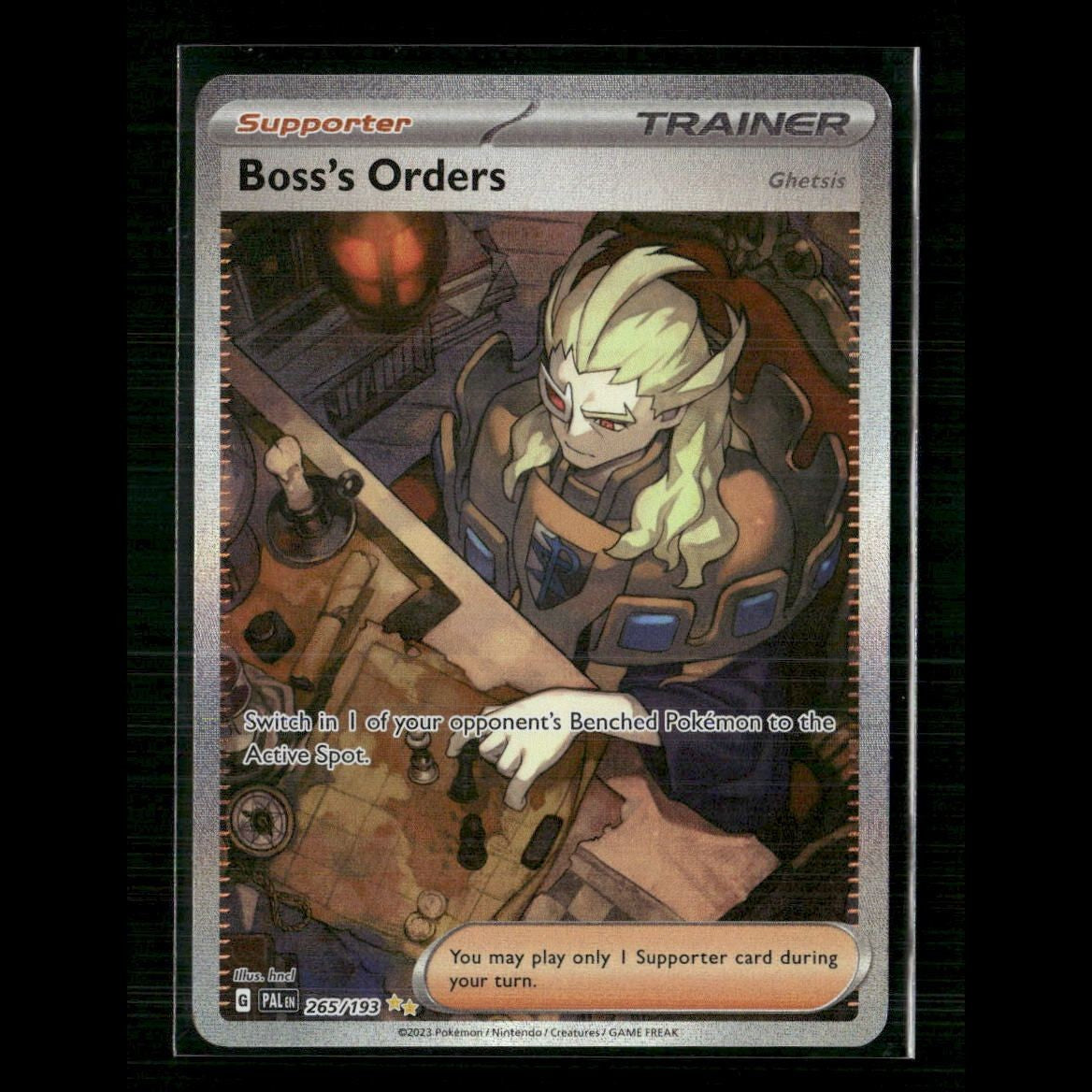 Boss's Orders 265/193 SV02: Paldea Evolved NM Pokemon