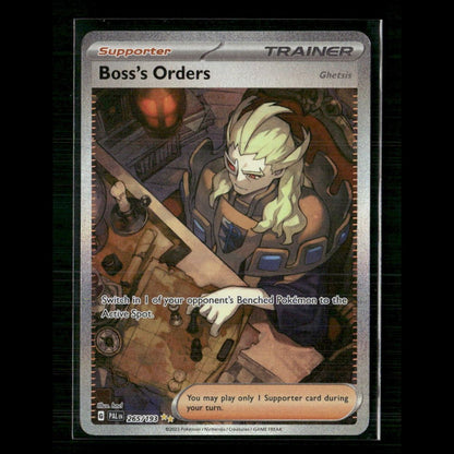 Boss's Orders 265/193 SV02: Paldea Evolved NM Pokemon