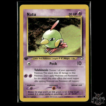 Natu 67/111 1st Edition Neo Genesis LP Pokemon