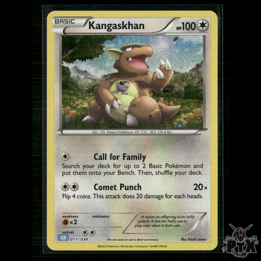 Kangaskhan 017/034 Trading Card Game Classic NM Pokemon