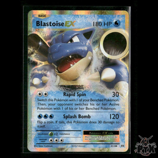 Blastoise EX 21/108 XY - Evolutions NM Pokemon