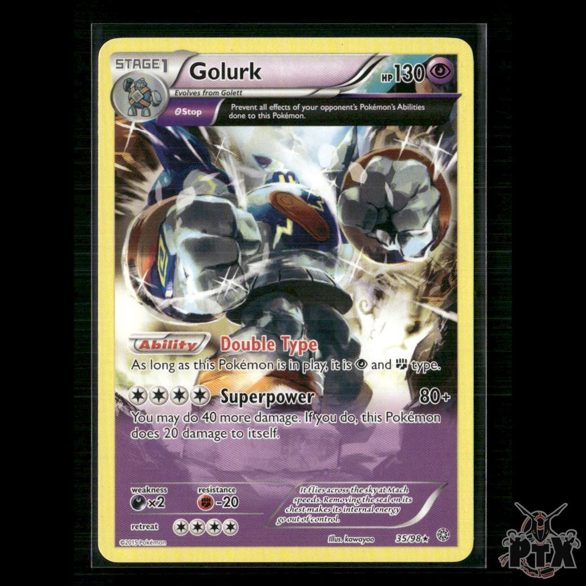 Golurk (35) 35/98 XY - Ancient Origins LP Pokemon