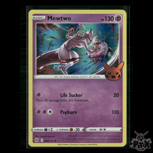 Mewtwo 056/172 Trick or Trade BOOster Bundle NM Pokemon