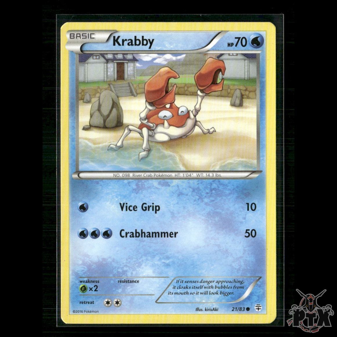 Krabby 21/83 Generations NM Pokemon