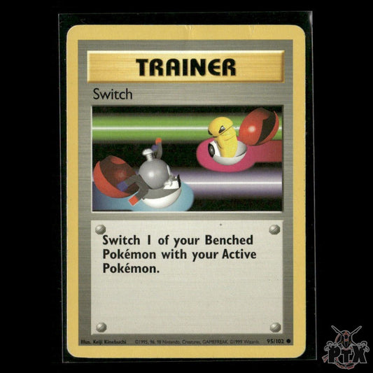 Switch 95/102 Base Set HP Pokemon