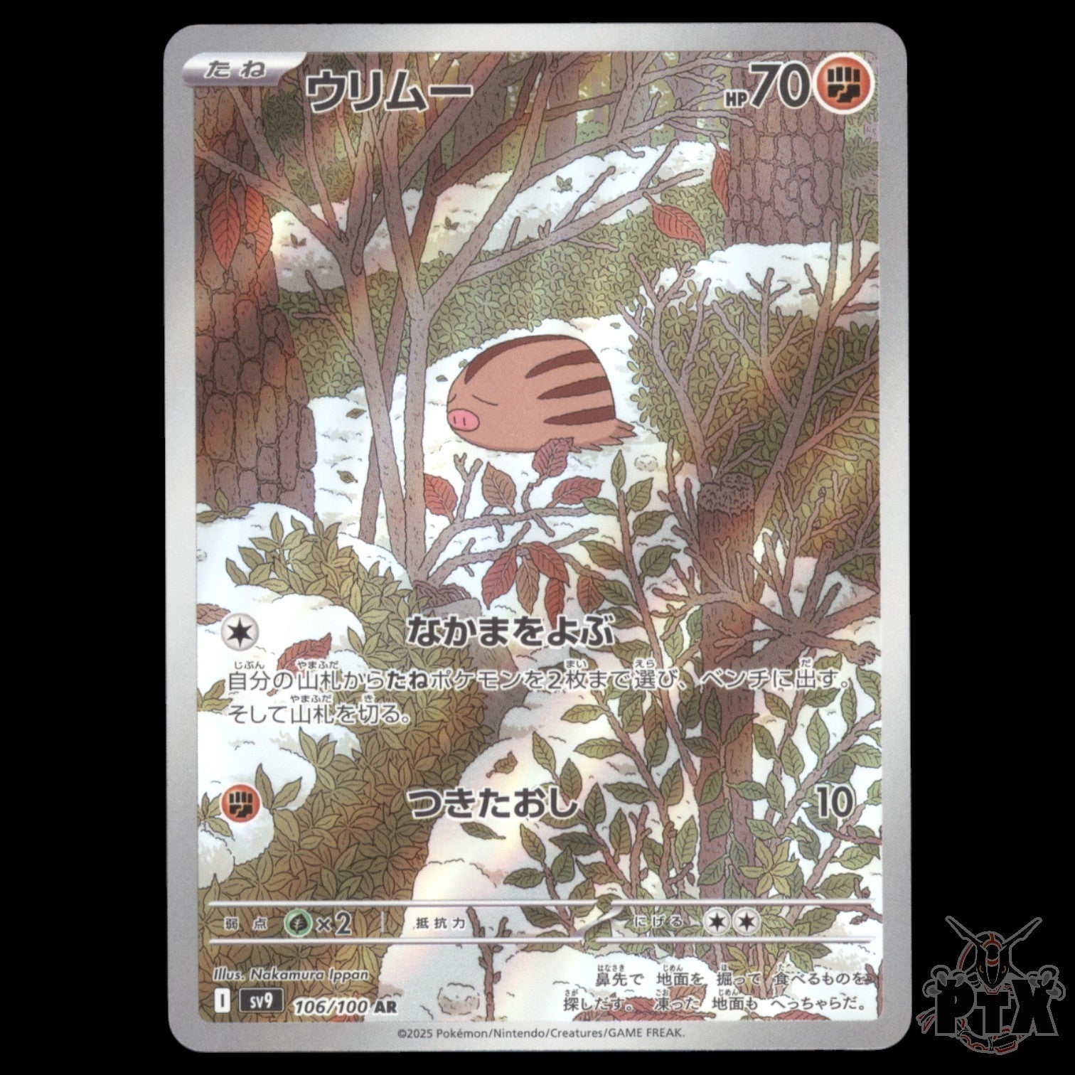 Swinub #106/100 Japanese Battle Partners NM/Near Mint Pokemon 2025