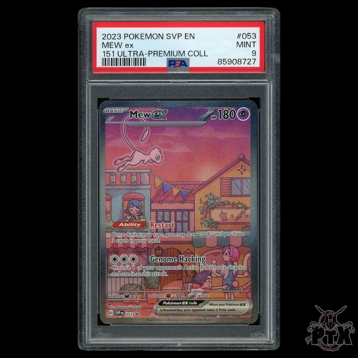 Mew ex #053 PSA 9 Scarlet & Violet Promo Pokemon 2023